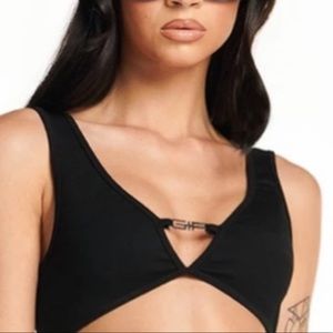I.Am.Gia Lucid Top in Black Size XXS